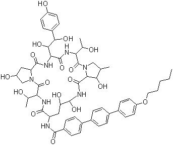 阿尼芬净 Anidulafungin 166663-25-8