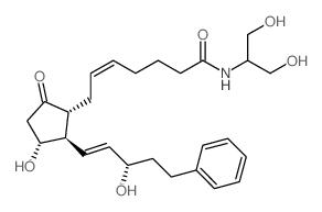 (5Z)-N-[2-羟基-1-(羟基甲基)乙基]-7-[(1R,2R,3R)-3-羟基-2-[(1E,3S)-3-羟基-5-苯基-1-戊烯-1-基]-5-氧代环戊基]-5-庚烯酰胺 1193782-16-9