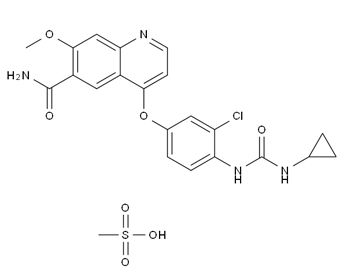 乐法替尼甲磺酸盐 857890-39-2