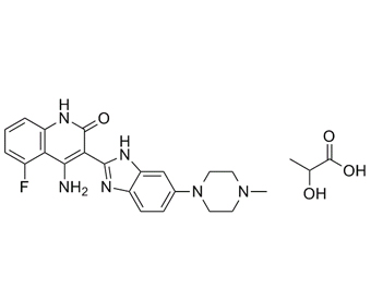 多韦替尼乳酸盐 Dovitinib lactate 692737-80-7