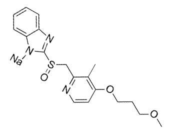 雷贝拉唑钠 Rabeprazole sodium 117976-90-6