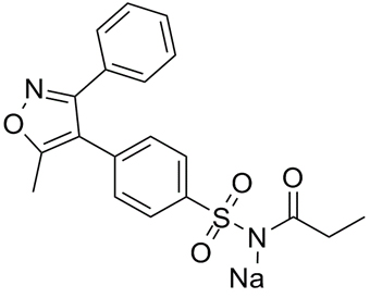 帕瑞昔布钠 Parecoxib Sodium 198470-85-8