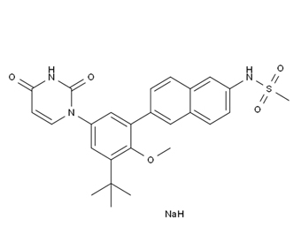 Dasabuvir sodium 1132940-11-4