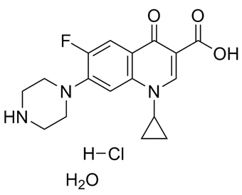 盐酸环丙沙星水合物 Ciprofloxacin hydrochloride hydrate 86393-32-0