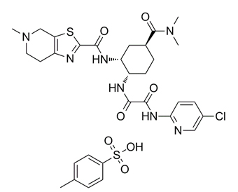 伊多塞班对甲苯磺酸盐 Edoxaban tosylate 480449-71-6