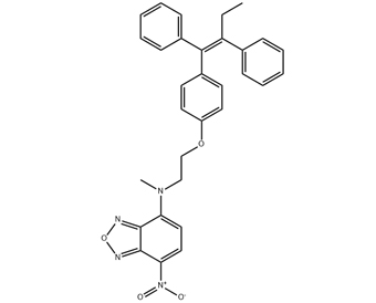 2,1,3-Benzoxadiazol-4-amine, N-[2-[4-[(1Z)-1,2-diphenyl-1-buten-1-yl]phenoxy]ethyl]-N-methyl-7-nitro- 1481401-71-1